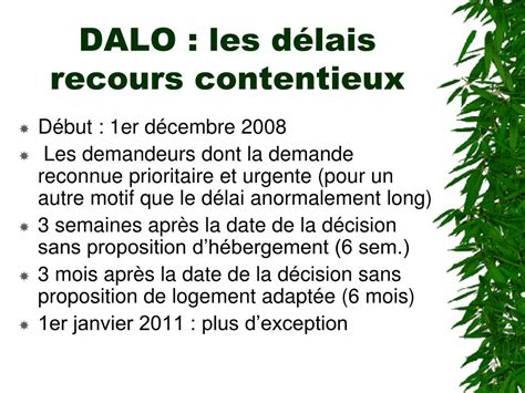 Ppt Le Droit Au Logement Opposable Dalo Powerpoint Presentation