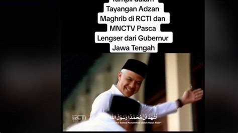 Ganjar Muncul Di Iklan Azan Magrib Ade Armando Jangan Mentang Mentang