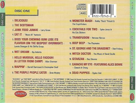 Various Artists Dr Demento Th Anniversary Collection Disc Cd