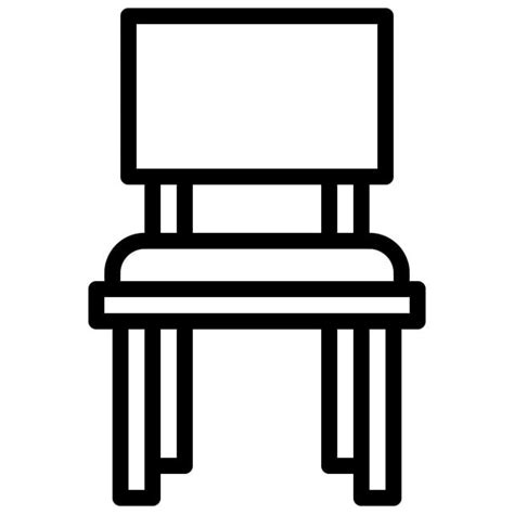 Chair Outline Clipart Transparent PNG Hd Chair Icon With Outline Style