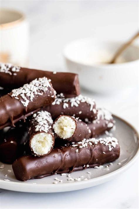 Coconut Chocolate Bars No Bake Bounty Recipe Homemade Chocolate