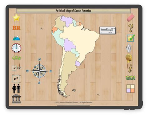 South American Countries And Capitals Geography Study Unit