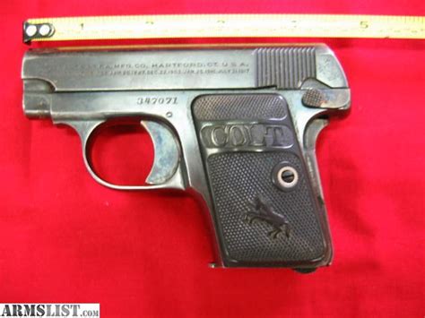 Armslist For Sale Colt Automatic Caliber 25 Pistol