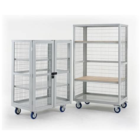 Storage Cages On Wheels - Buy Industrial Wire Mesh Containers,Goods ...