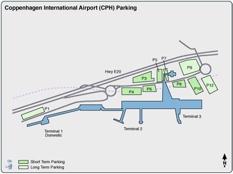 Copenhagen Airport Parking | CPH Airport Long Term Parking Rates & Map