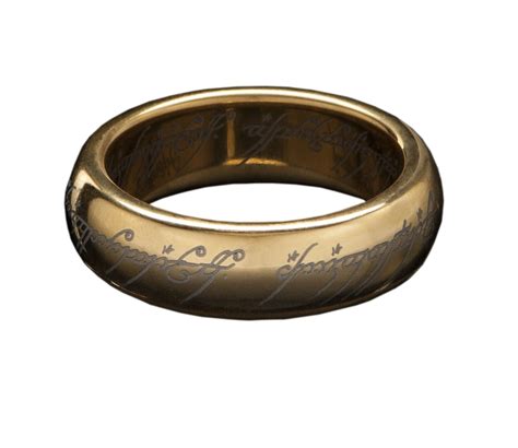 Lord of the Rings: The One Ring - Size R½, Gold Plated | Men's | at ...