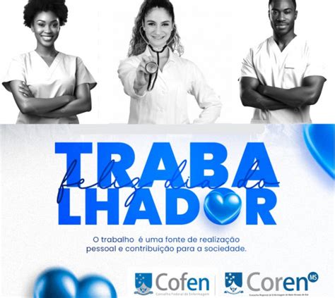 1º de maio Dia do Trabalhador Coren MS