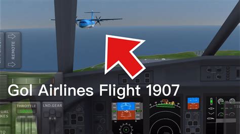 Gol Airlines Flight Recreated In Turboprop Flight Simulator Youtube