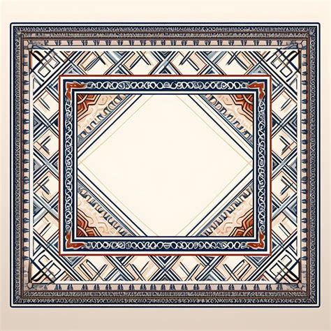 Premium Photo | Yemeni Al Mukalla Rug Port City Inspired Pattern ...