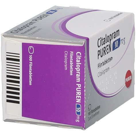 Citalopram Puren 10 Mg 100 St Mit Dem E Rezept Kaufen Shop Apotheke