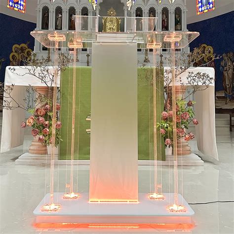 Amazon Wqzlyg Church Pulpit With 15 Colors Adjustable And 4