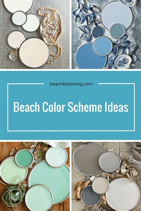 Paint Color Schemes Inspired From Beach Colors Beach House Colors Beach Color Schemes Beach