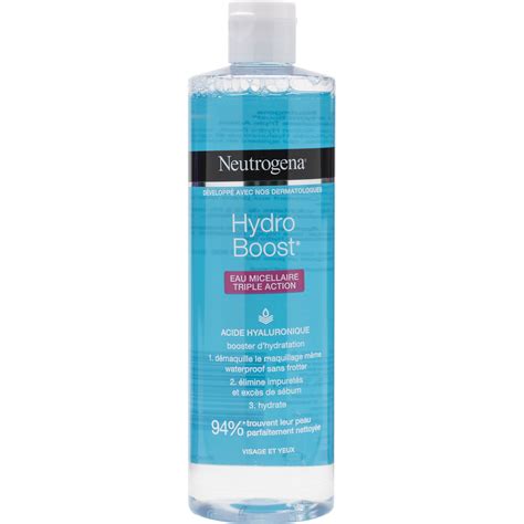 Test Neutrogena Hydro Boost Triple Action Eau Micellaire Ufc Que