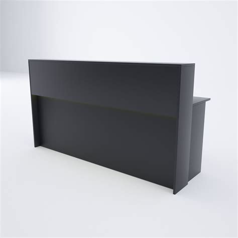 Reception desk model 8, Black Reception Desk, Custom Reception Desk ...