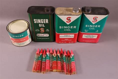 LOT OF SINGER SEWING MACHINE OIL in United States