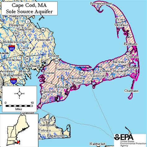 Cape Cod Sole Source Aquifer Drinking Water In New England Us Epa