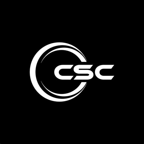 Csc Letter Logo Design In Illustration Vector Logo Calligraphy