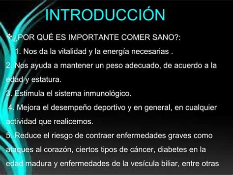 Alimentación Saludable 1 Eso Power Point Ppt