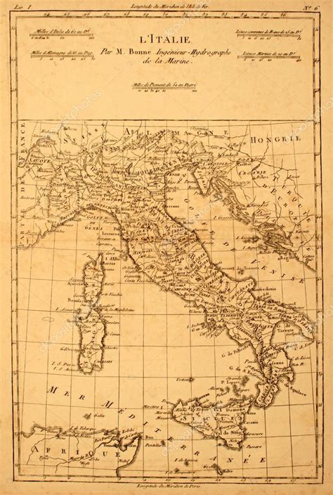 Old Map of Italy — Stock Photo © meteor #2169568