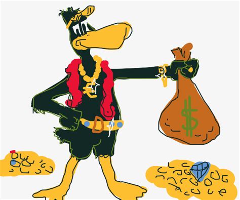 Rich Daffy Duck Drawception