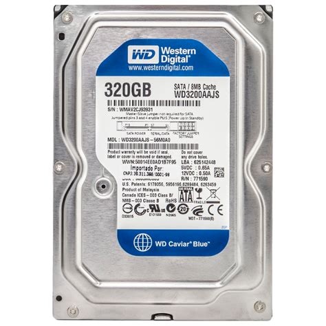 Hard Disk Western Digital Wd Aajs Hdd Gb Blue Silver