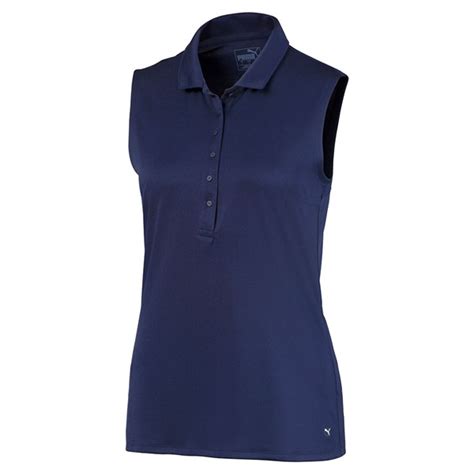 Puma Ladies Daily Mockneck Polo Shirt Golfonline