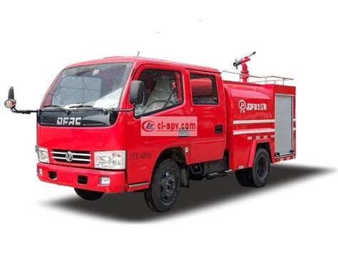 Dongfeng Dolica Ton Fire Sprinkler Truck Double Row Seat Chassis