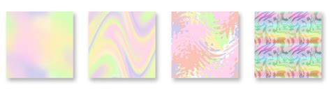 Premium Vector | A set of patterns in pastel colors