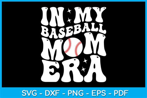 In My Baseball Mom Era Svg Shirt Design Graphic By Trendycreative · Creative Fabrica