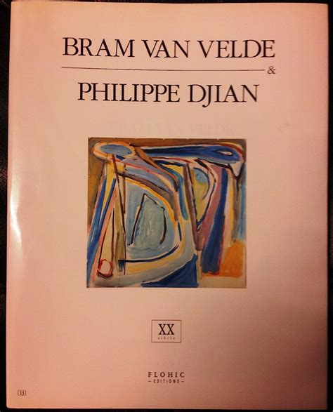 Amazon fr Bram Van Velde Philippe Djian XXe siècle Djian