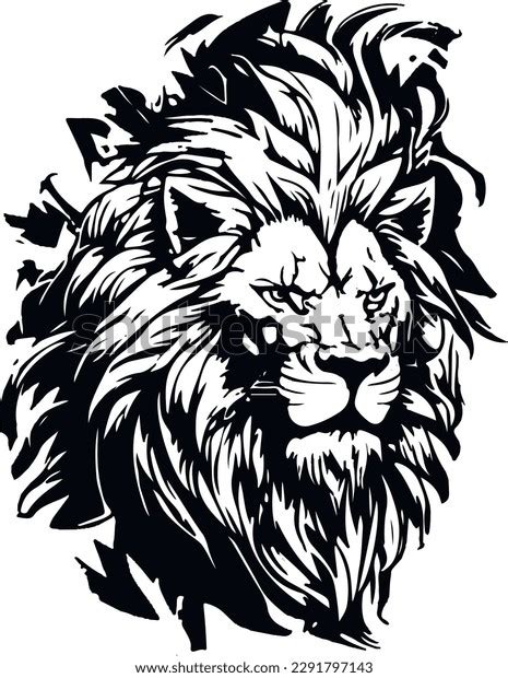 Lion King Vector Tattoo Africa Stock Vector (Royalty Free) 2291797143 ...