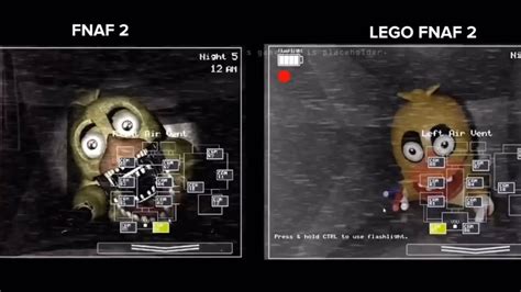 Lego Fnaf 2 Trailer Vs Fnaf 2 Trailer Youtube