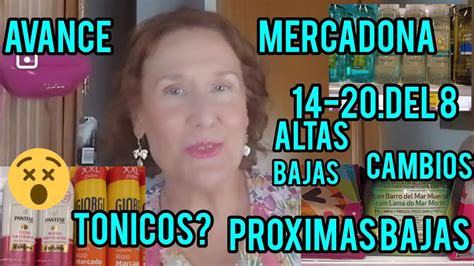 ATENCION AVANCE P MERCADONA TONICOS Y SOLARES NOVEDADES ALTAS