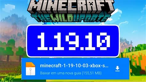 Saiu AtualizaÇÃo Do Minecraft Pe 11910 Oficial Wild Update Minecraft Bedrock Mcpe Youtube