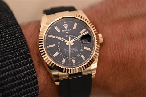 Hands On 2020 Rolex Sky Dweller Oysterflex Bracelet Live Pics Price