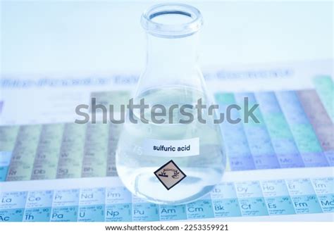 Sulfuric Acid Periodic Table Elements Learning Stock Photo 2253359921