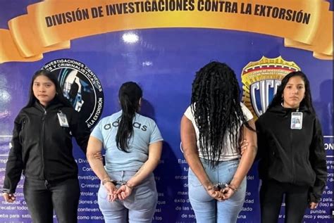 Capturan A Dos Mujeres Por Extorsión En Caracas