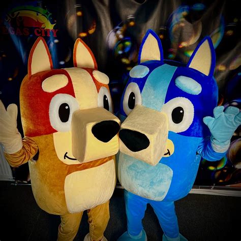 bluey  bingo mascot costumes party characters  kids  shows