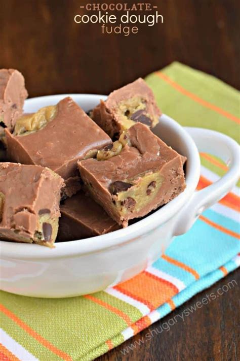 Chocolate Cookie Dough Fudge Recipe