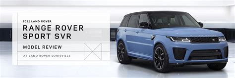 Range Rover Sport SVR | 2022 Model Review, Specs, Price in Louisville