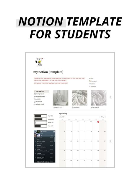 My Full Notion Setup As A Student Free Template Included Artofit