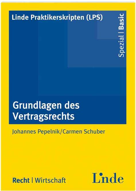 Grundlagen Des Vertragsrechts