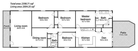 Shotgun Floor Plans - floorplans.click