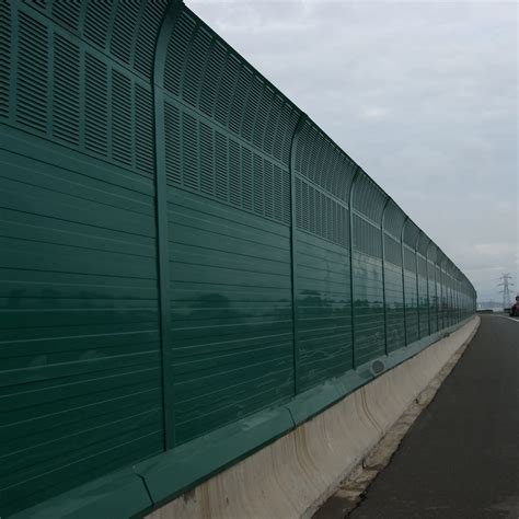Sound Reduction Wall Noise Absorbing Panels Barrier Road Metal