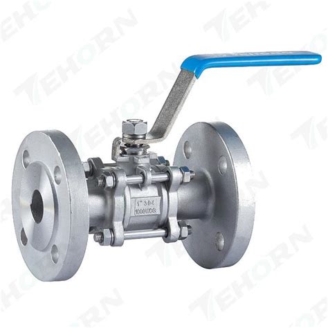 Stainless Steel Pc Industrial Floating Ball Valve Flange End Gb Ansi