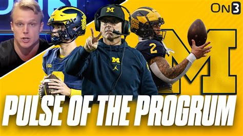 Whats The Pulse Of Michigan Wolverine Football Jim Harbaugh Jj Mccarthy Blake Corum Youtube