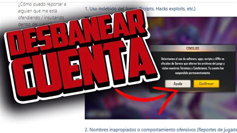 COMO DESBANEAR MI CUENTA DE FREE FIRE PERMANENTEMENTE YouTube