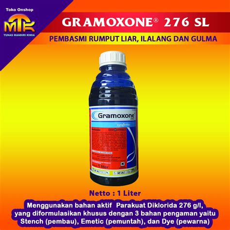 Jual Gramoxone Sl Herbisida Pembasmi Rumput Liar Ilalang Dan Gulma