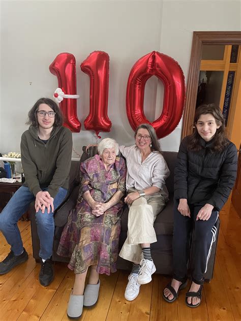 My Great Grandmother Turned 110 R Australia