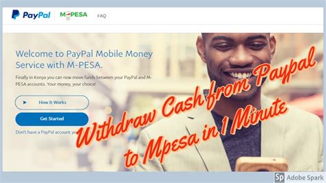 Withdraw Cash From Paypal To Mpesa In 1 Minute YouTube